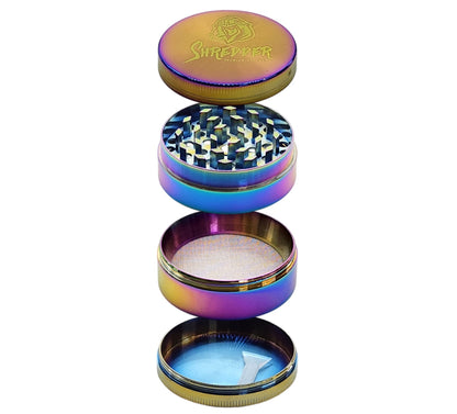 1-7/8" Shredder Rainbow Metal 4 Piece Grinder