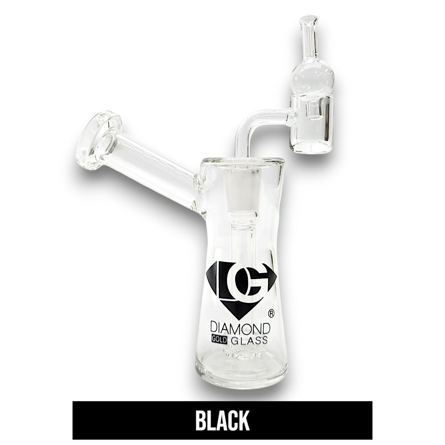 6" Diamond Bubbler Bong Dab Rig with Circ Perc