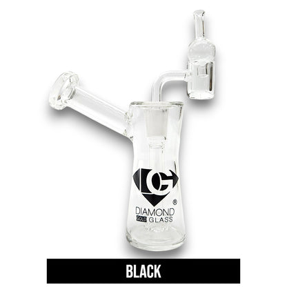 6" Diamond Bubbler Bong Dab Rig with Circ Perc