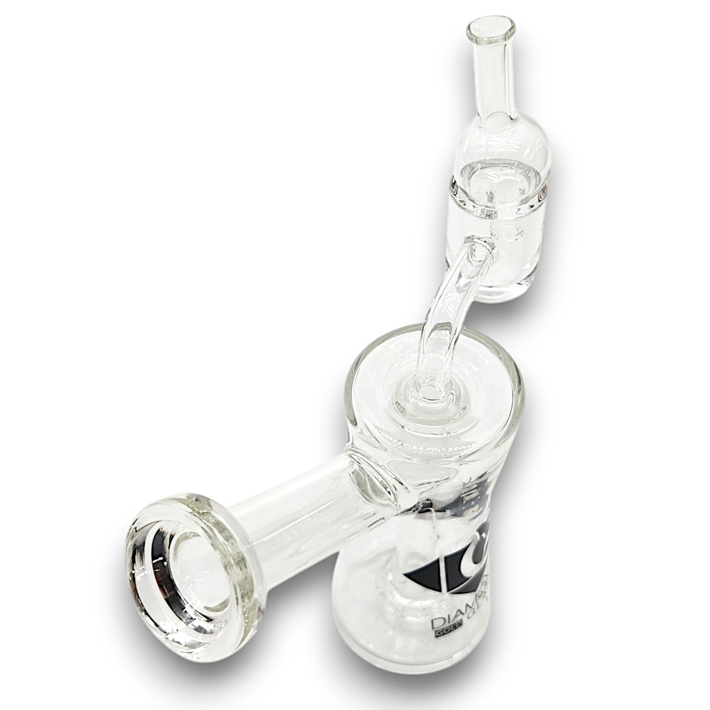 5" Diamond Bubbler Bong Dab Rig with Circ Perc