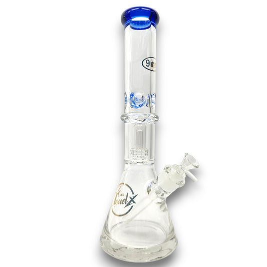 15" Cali CloudX 9mm Heavy Duty Shower Perc Beaker Bong