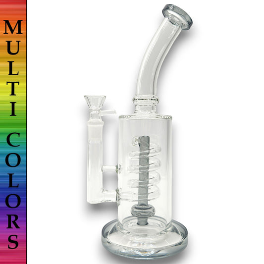 11" Special 20 Coil Circ Perc Barrel Beaker Bong