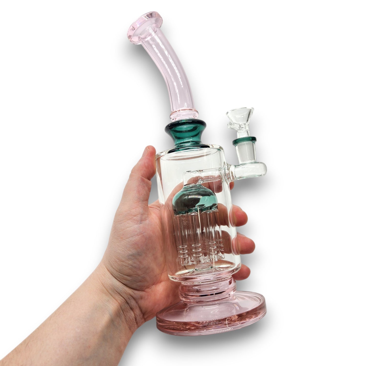 12" Special 20 Tree Percolator Straight Tube Bong