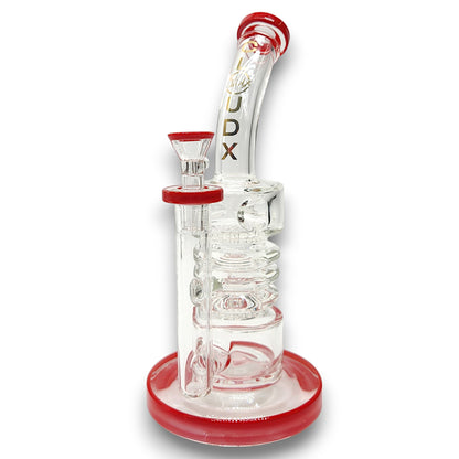 10" Cali CloudX Dual Honeycomb Percolator Barrel Bong