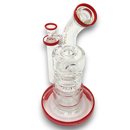 10" Cali CloudX Dual Honeycomb Percolator Barrel Bong