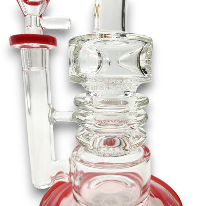 10" Cali CloudX Dual Honeycomb Percolator Barrel Bong