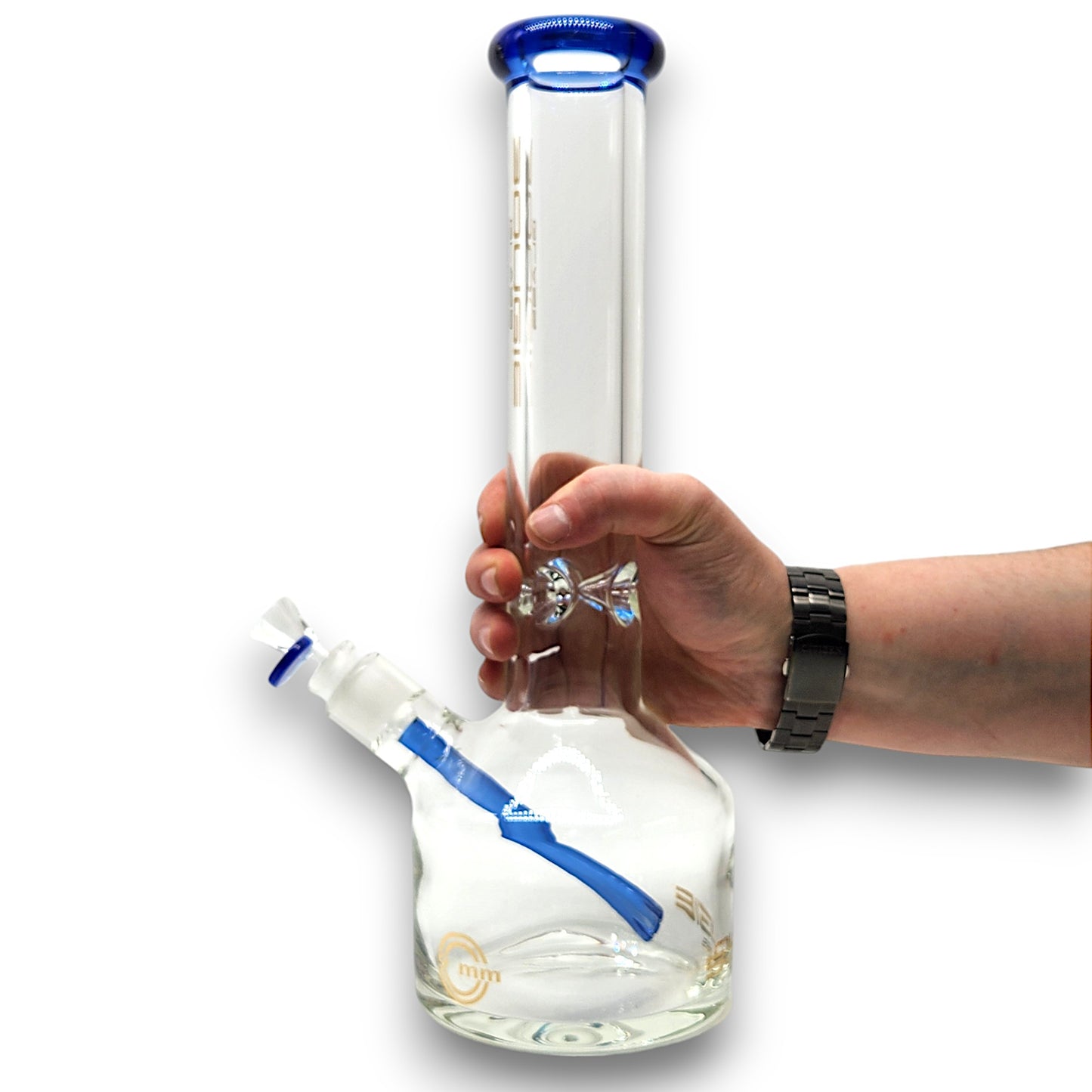 14" Bougie Glass 9mm Heavy Duty Beaker Bong