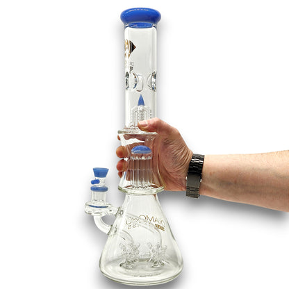 17" Diamond Glass Tree Sprinkler Percolator Beaker Bong