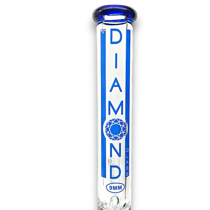 18" Diamond 9mm Heavy Duty Beaker Bong