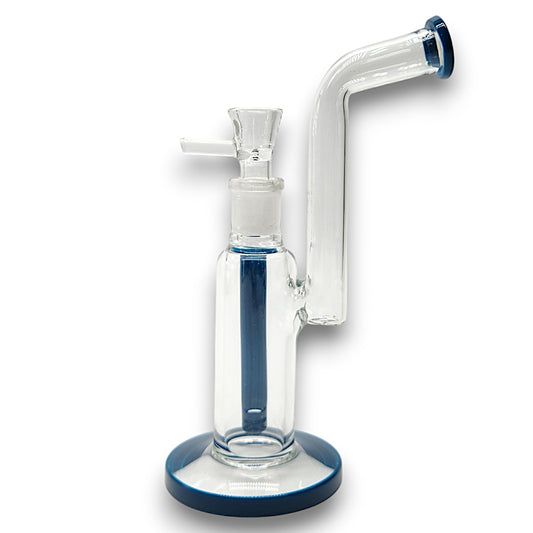 8" Color Long Neck Bubbler Bong