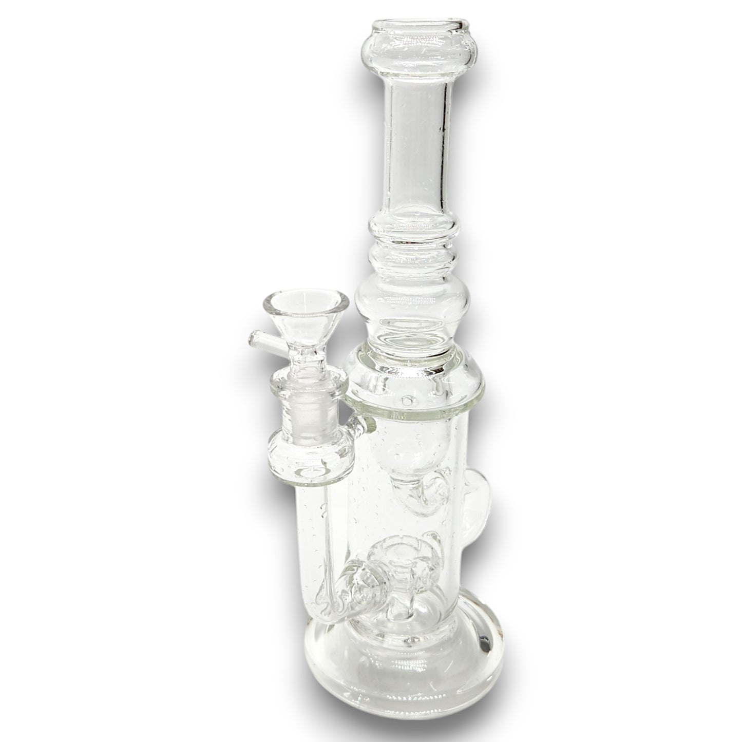 10" Special 20 Circ Perc Vortex Recycler Straight Body Bong