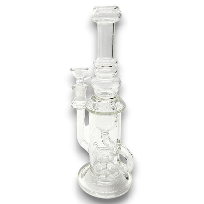 10" Special 20 Circ Perc Vortex Recycler Straight Body Bong