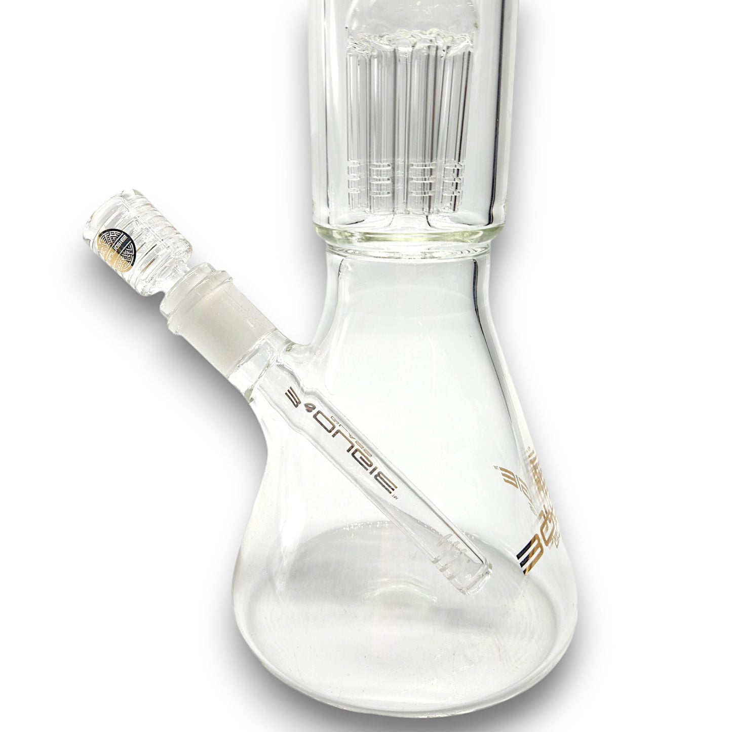 15" Bougie Glass Tree Perc Beaker Tube Bong