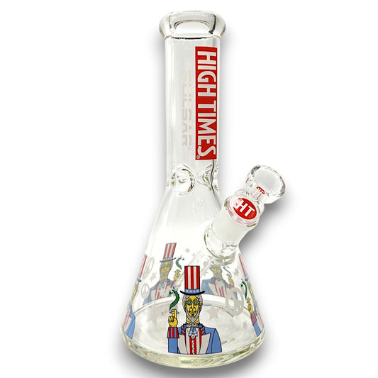 10.5" Pulsar High Times Uncle Sam Beaker Bong