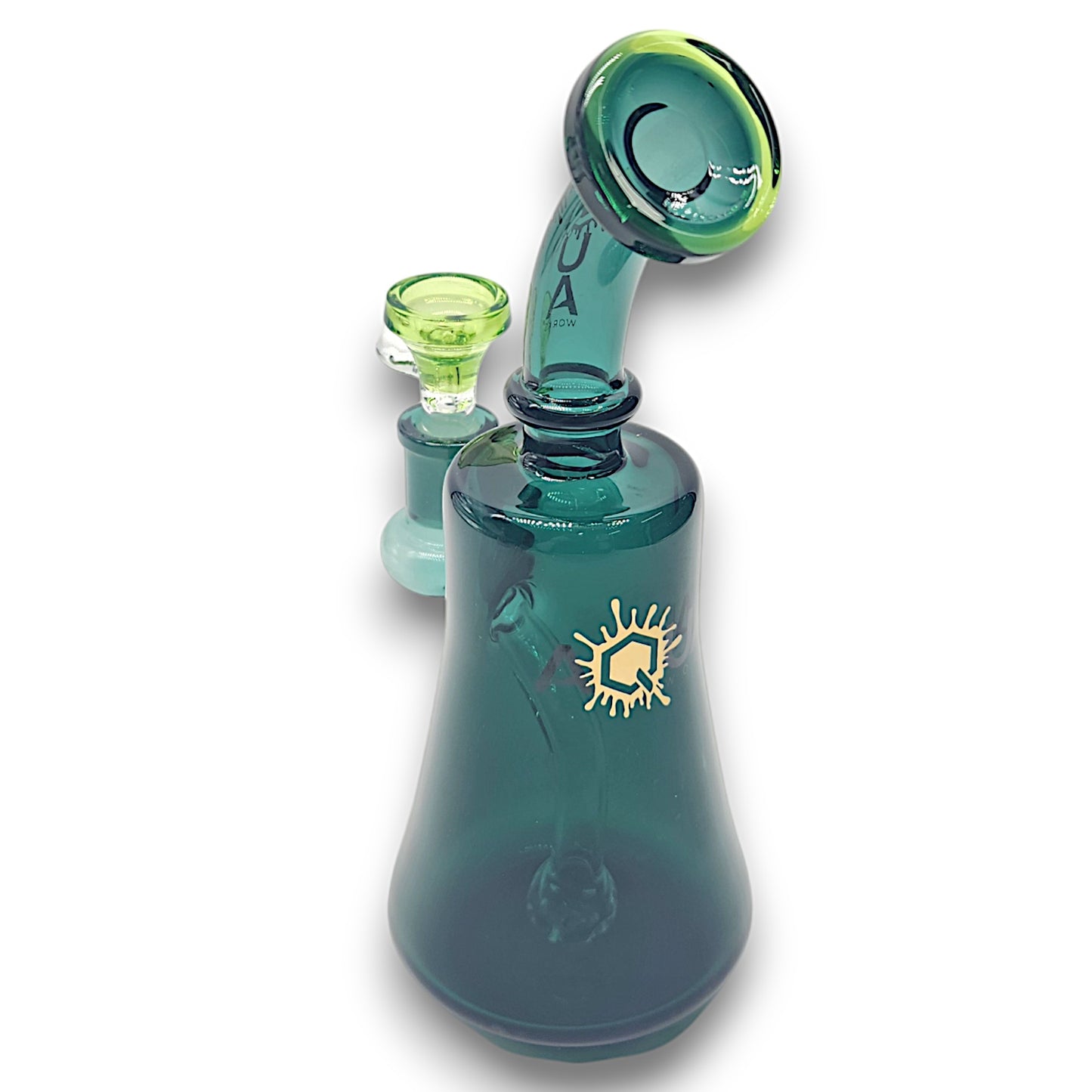 9" Aqua Works Multi Hole Perc Bell Bong