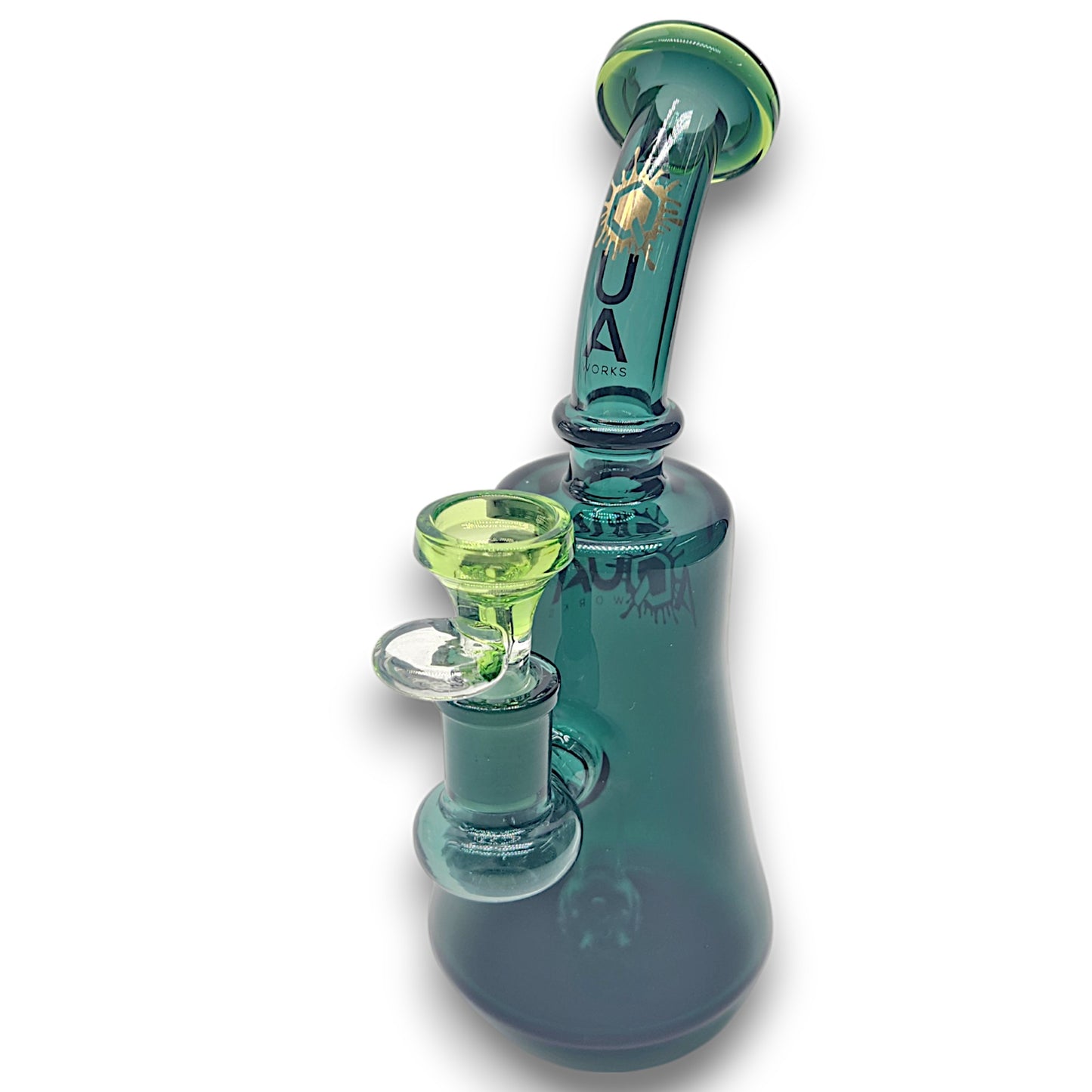 9" Aqua Works Multi Hole Perc Bell Bong