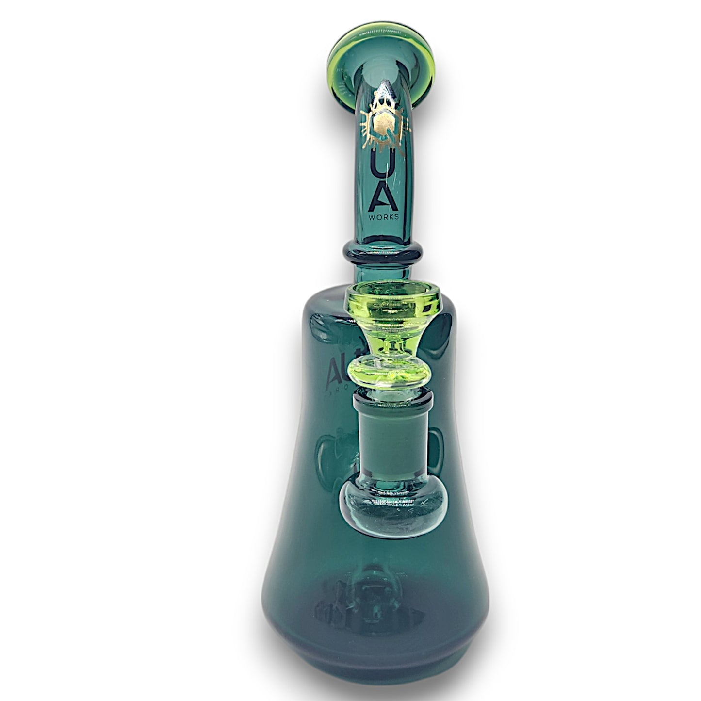 9" Aqua Works Multi Hole Perc Bell Bong