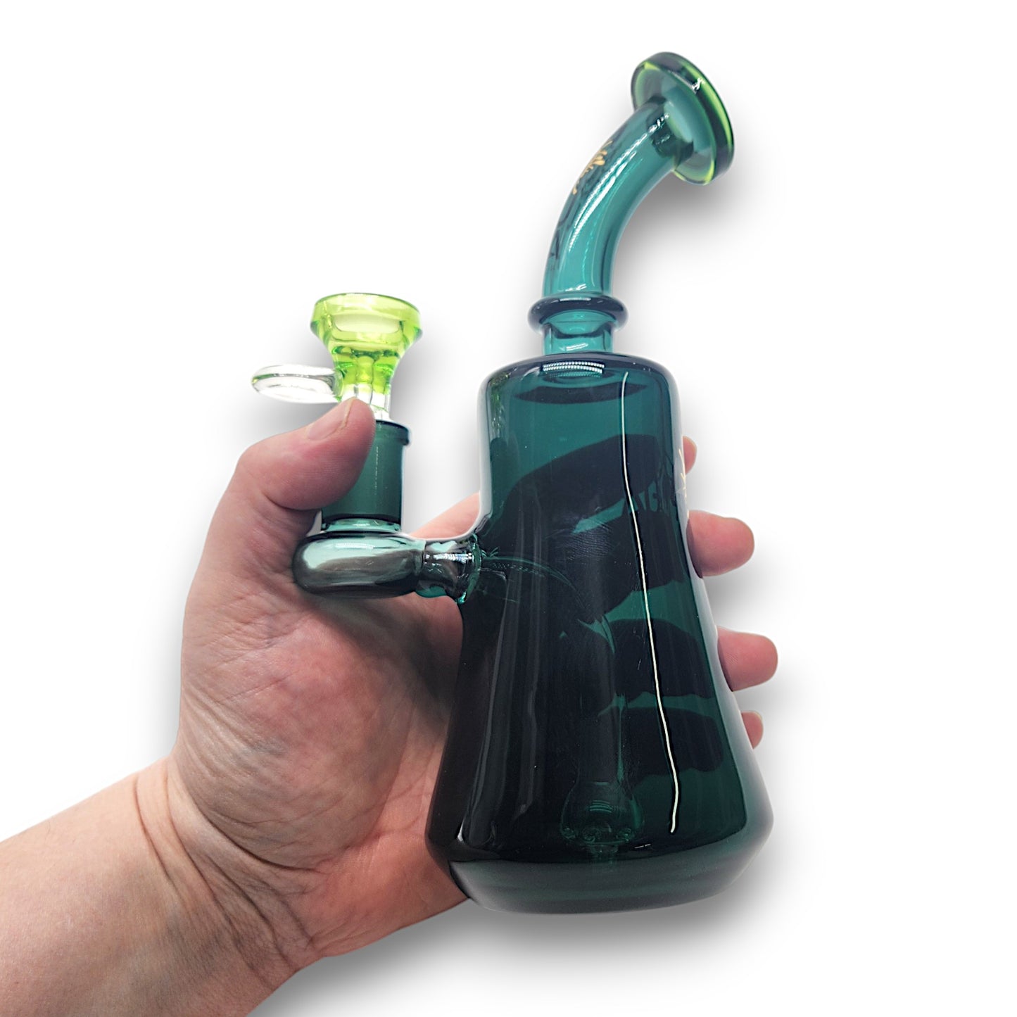 9" Aqua Works Multi Hole Perc Bell Bong