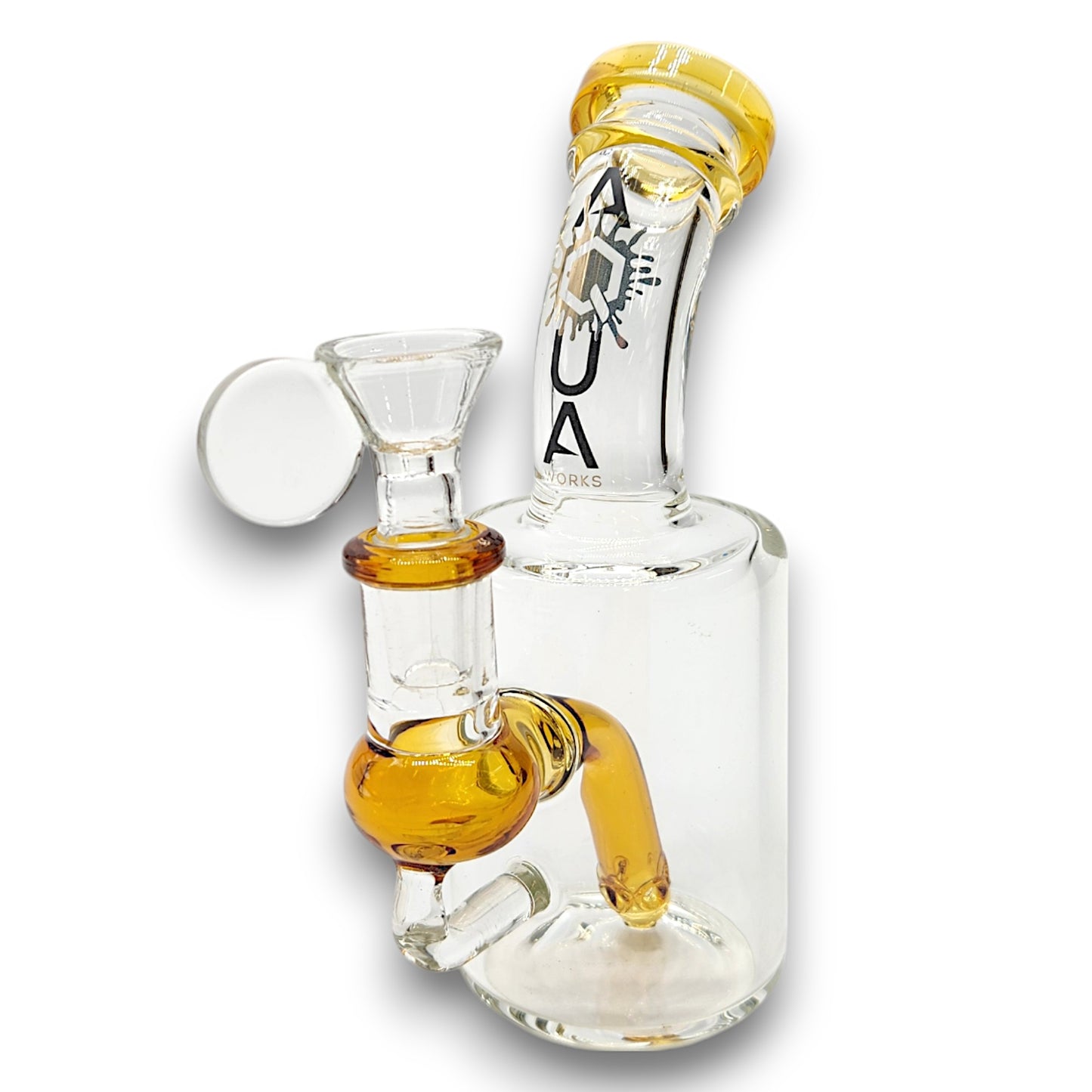 7" Aqua Works Barrel Multi Hole Perc Bong