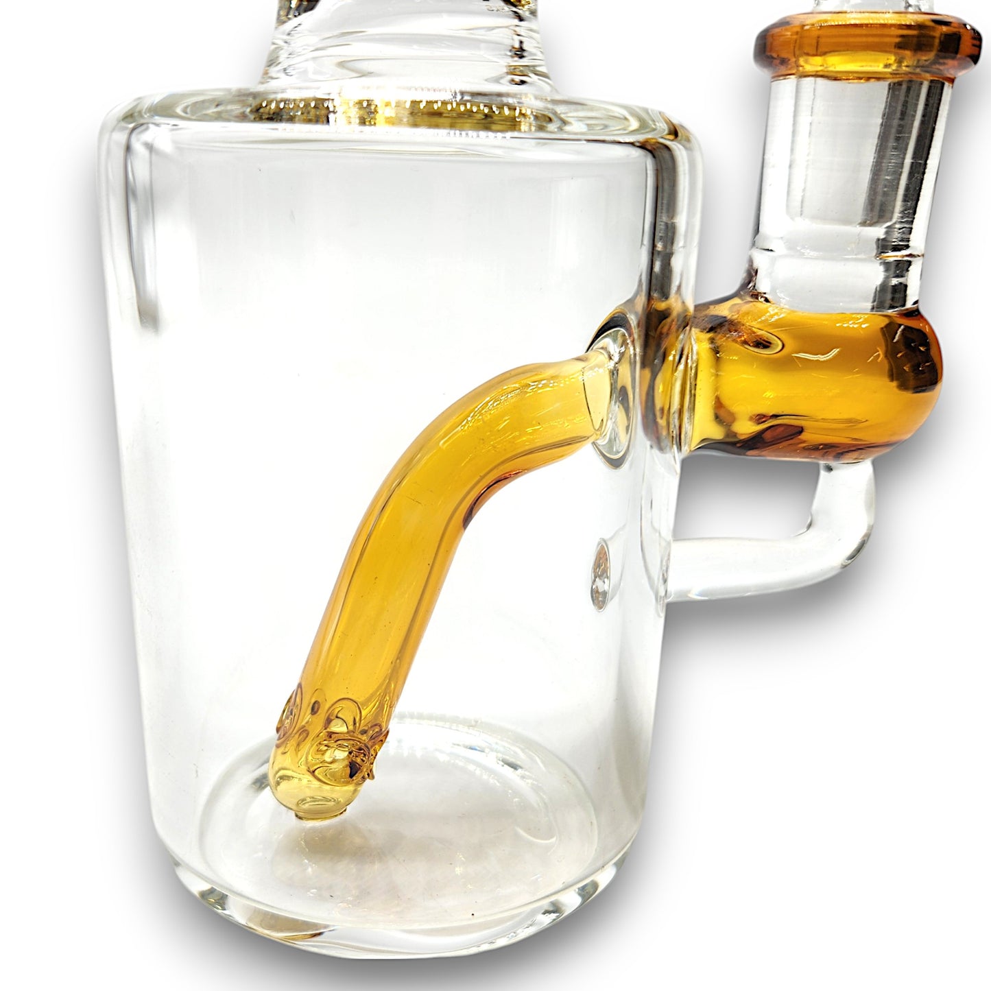 7" Aqua Works Barrel Multi Hole Perc Bong