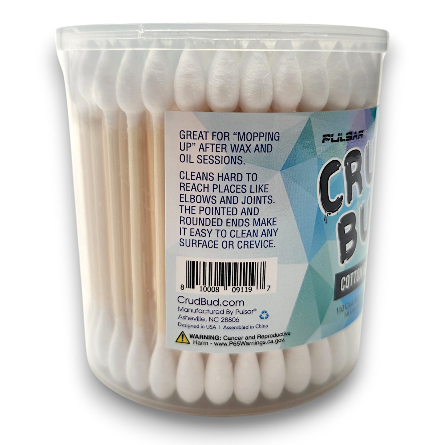 Pulsar Crud Bud Cotton Swab 110 Count