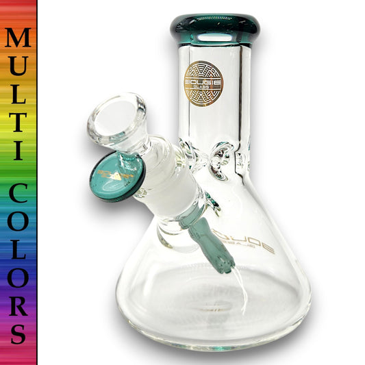 6" Bougie Glass Short Stubby Beaker Bong