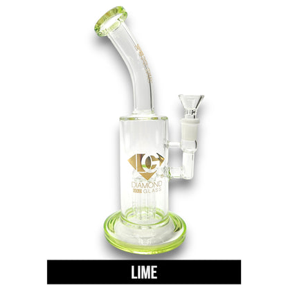 10" Diamond Glass Tree Percolator Barrel Bong