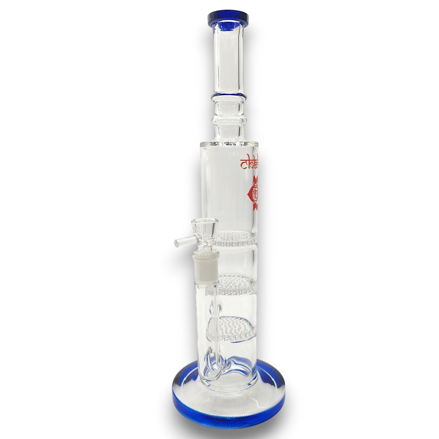 13" Chakra Triple Honeycomb Perc Barrel Bong