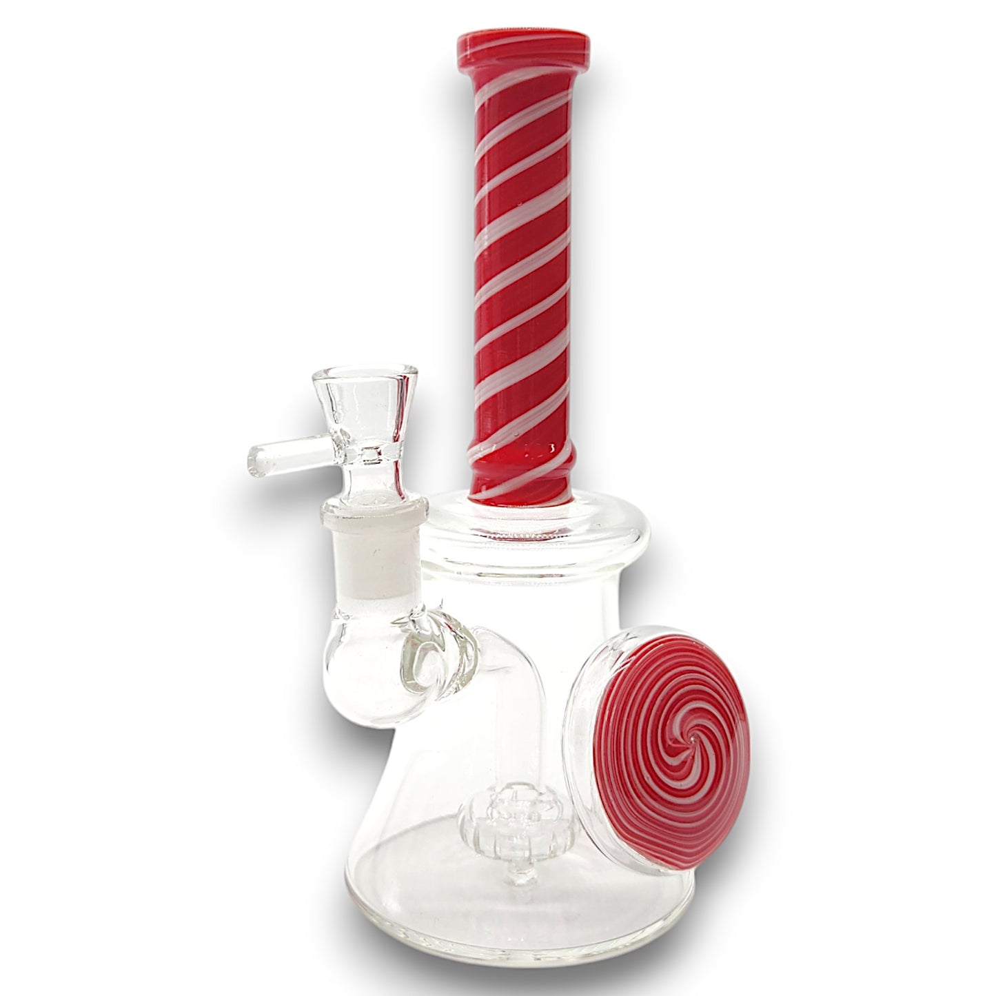 8" Special 20 Color Spiral Circ Perc Bong