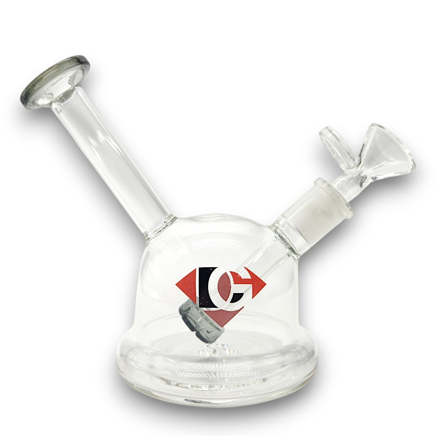 6" Diamond Glass Lux Globe Bubbler Bong