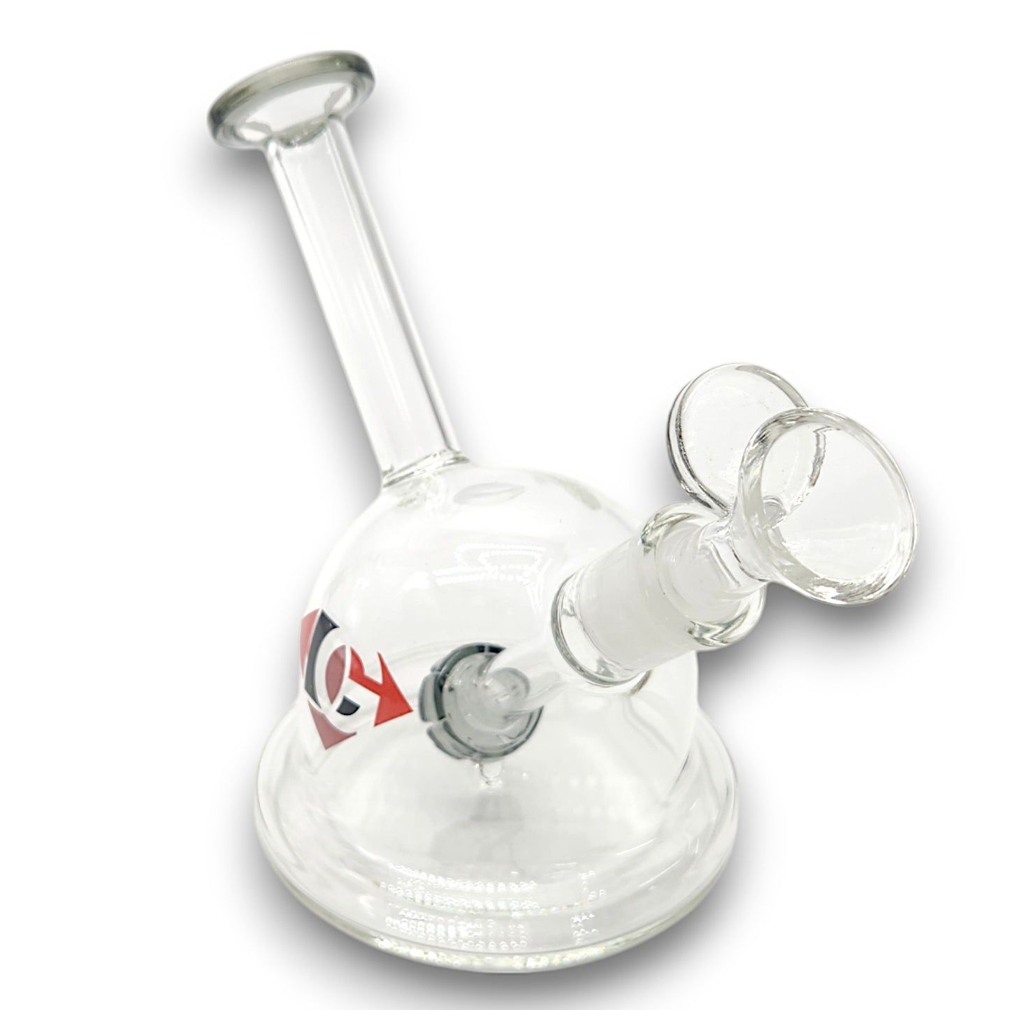 6" Diamond Glass Lux Globe Bubbler Bong