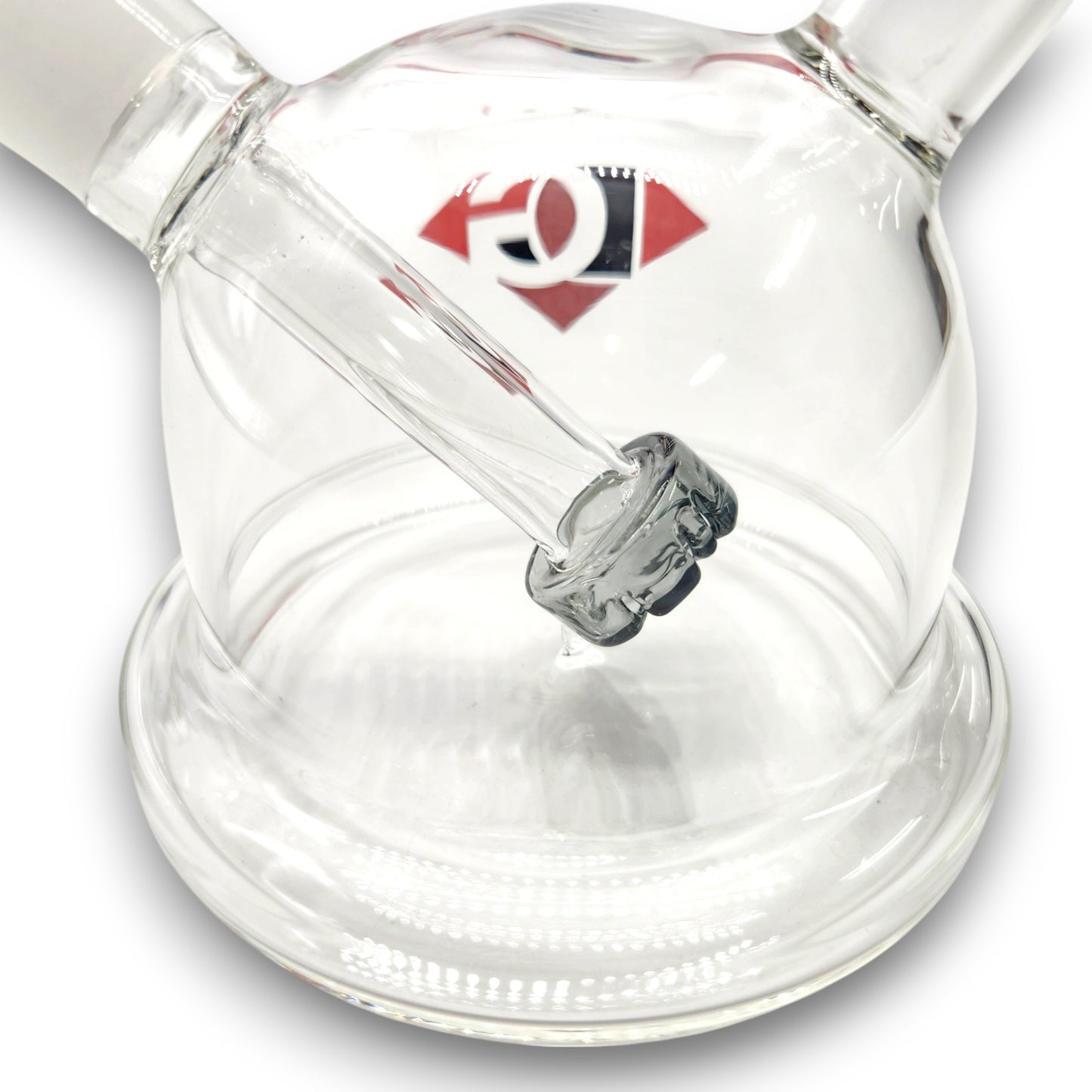 6" Diamond Glass Lux Globe Bubbler Bong