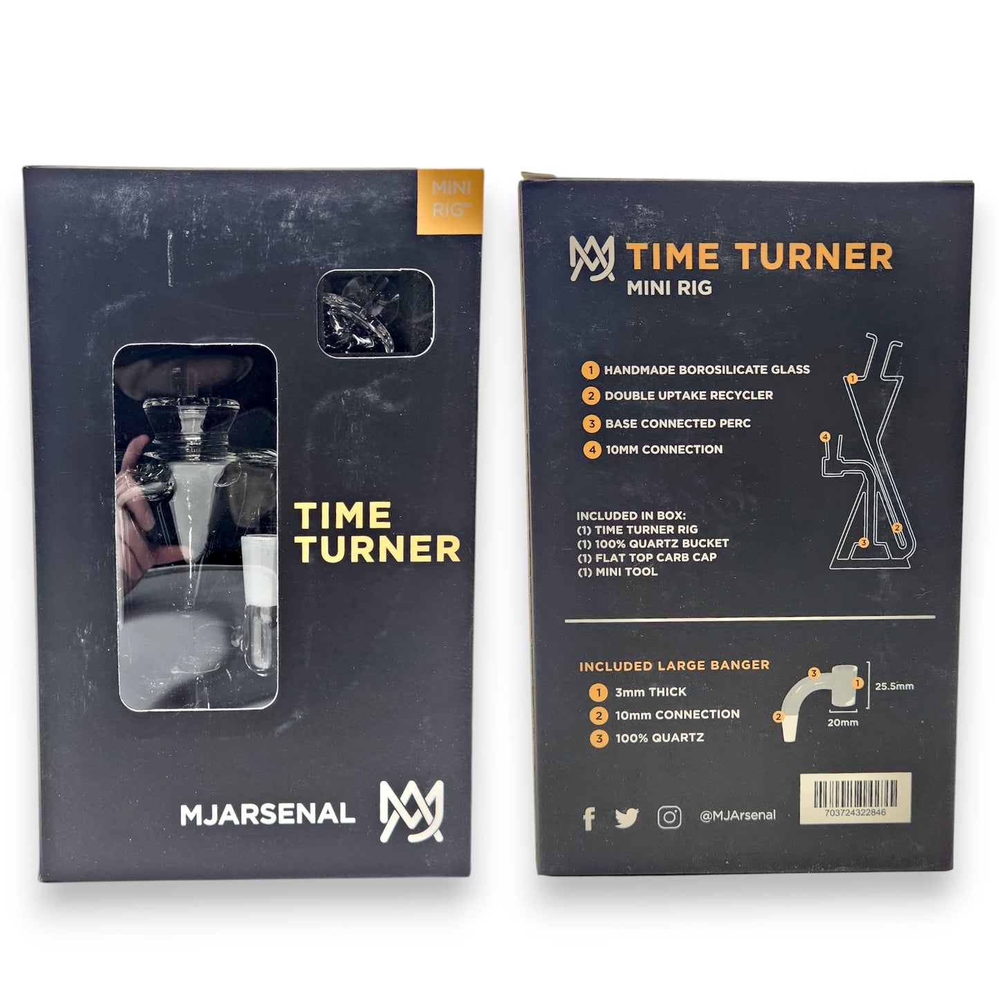 7.5" MJ Arsenal Time Turner Mini Rig Bong