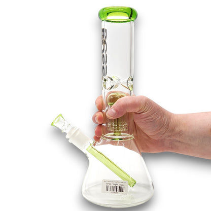 Boss Glass 12" Tree Perc Beaker Bong