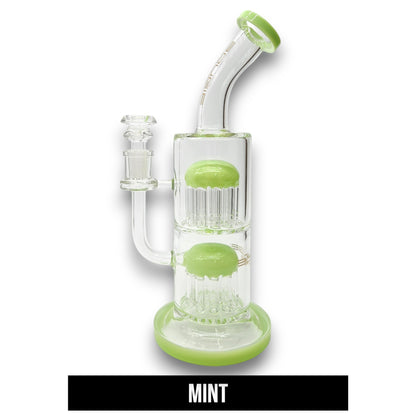 11" Bougie Dual Tree Percolator Bong