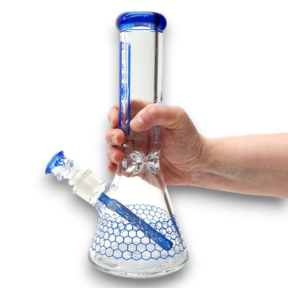 12" Diamond 9mm Heavy Duty Beaker Bong