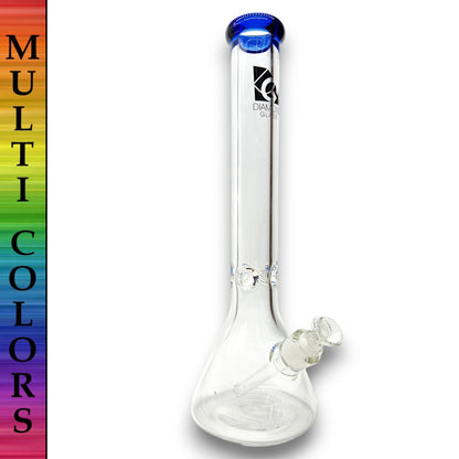 16" Diamond Glass Heavy Duty Beaker Bong