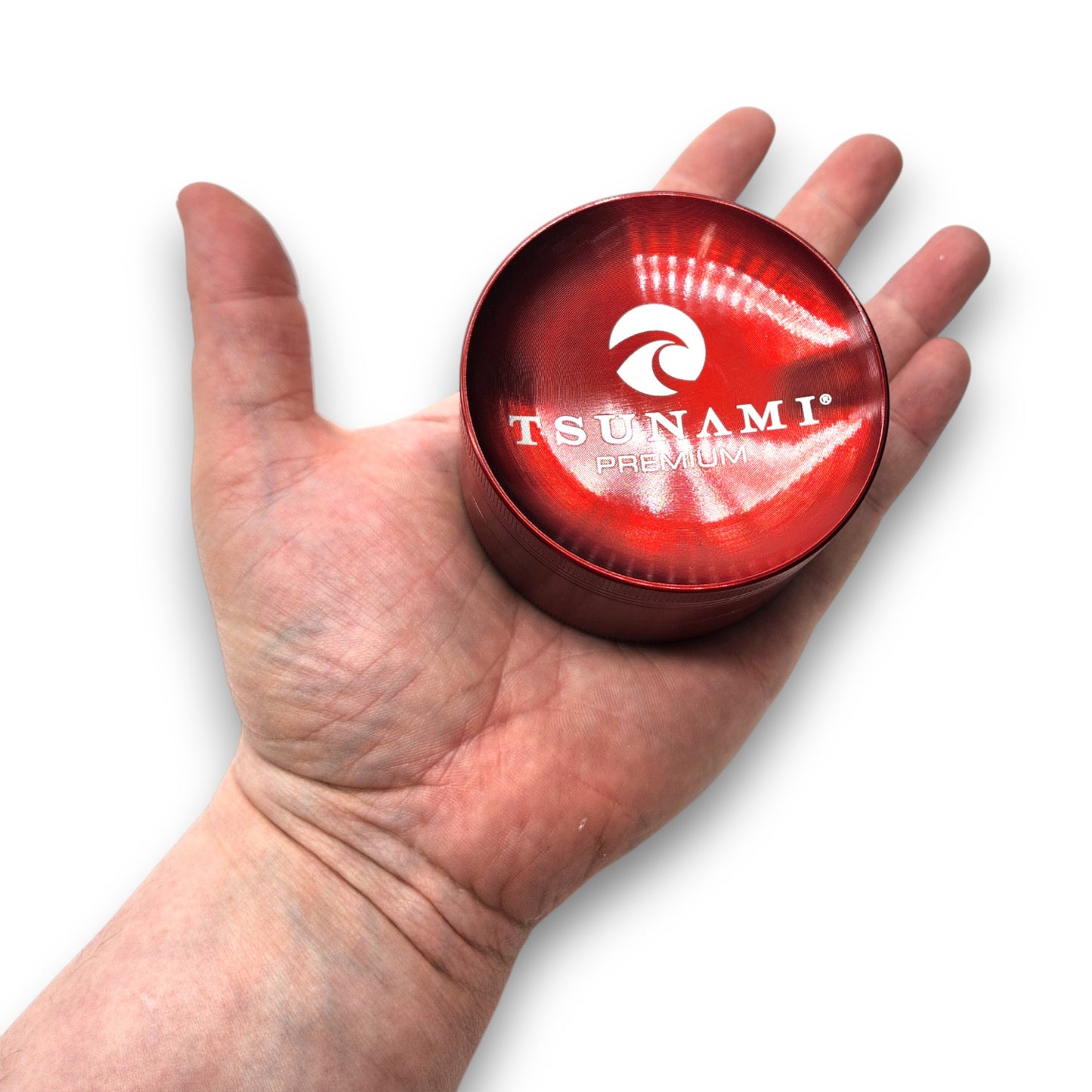 3" Tsunami Chromium Finish 4 Piece Grinder