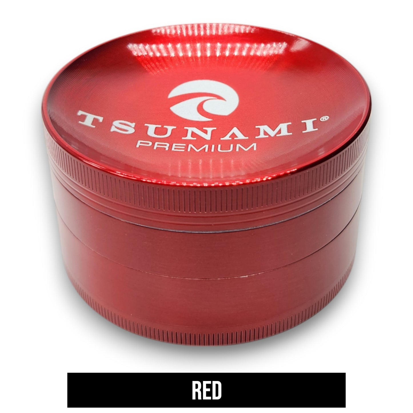 3" Tsunami Chromium Finish 4 Piece Grinder