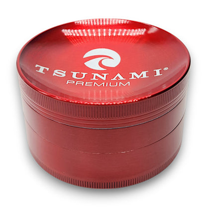 3" Tsunami Chromium Finish 4 Piece Grinder
