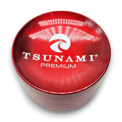 3" Tsunami Chromium Finish 4 Piece Grinder