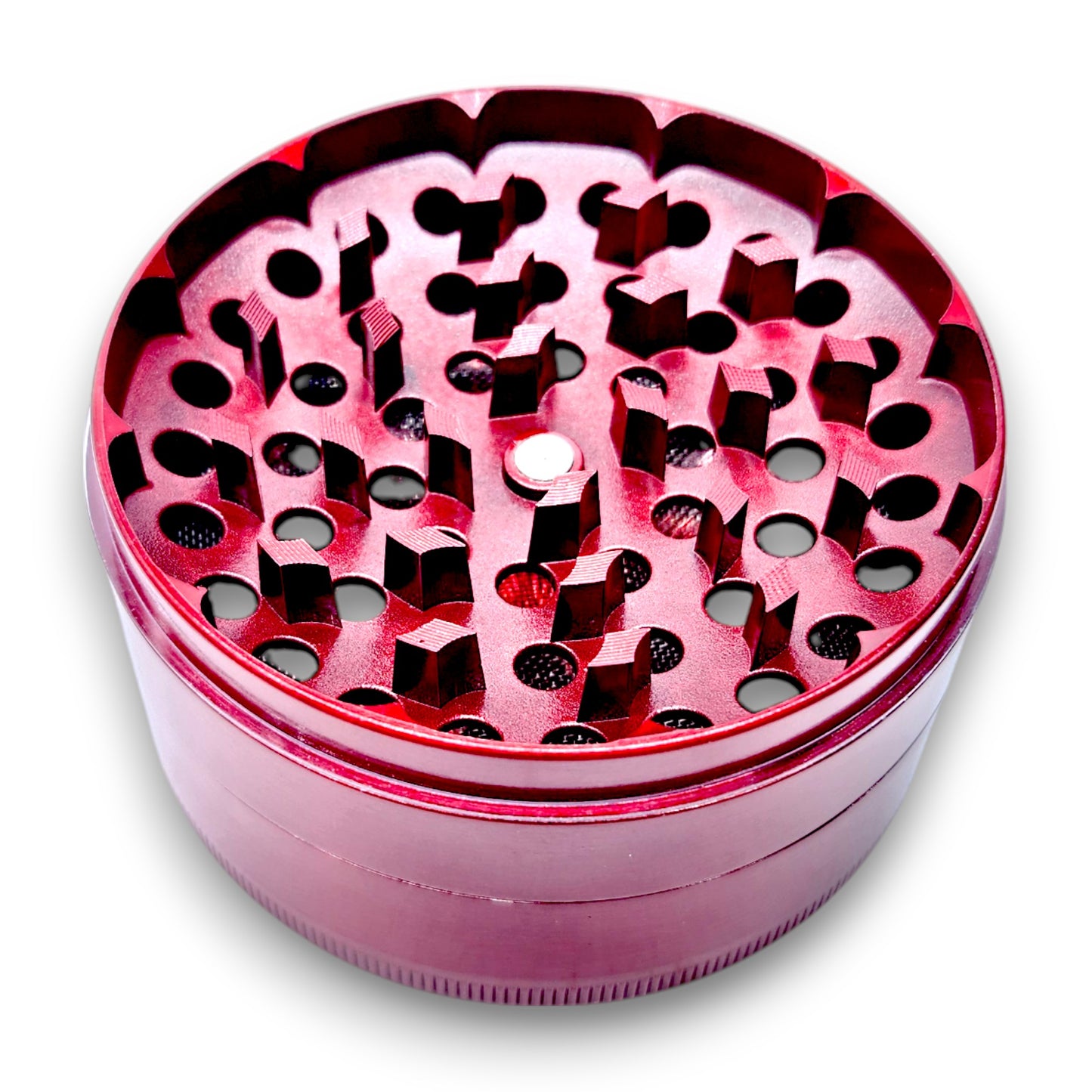 3" Tsunami Chromium Finish 4 Piece Grinder