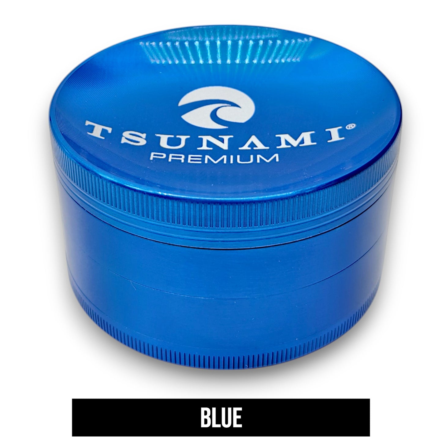 3" Tsunami Chromium Finish 4 Piece Grinder