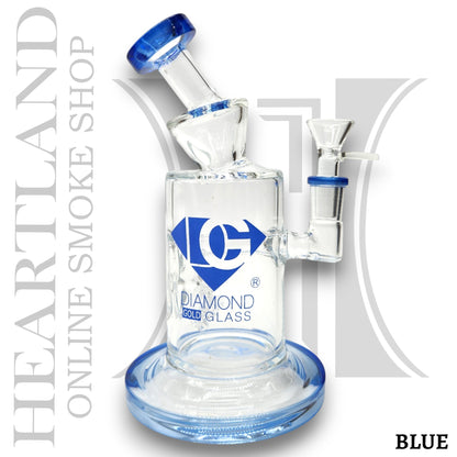 8" Diamond Glass Sprinkler Percolator Bong