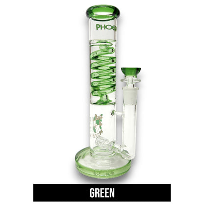 10" Phoenix Star Straight Tube Bong