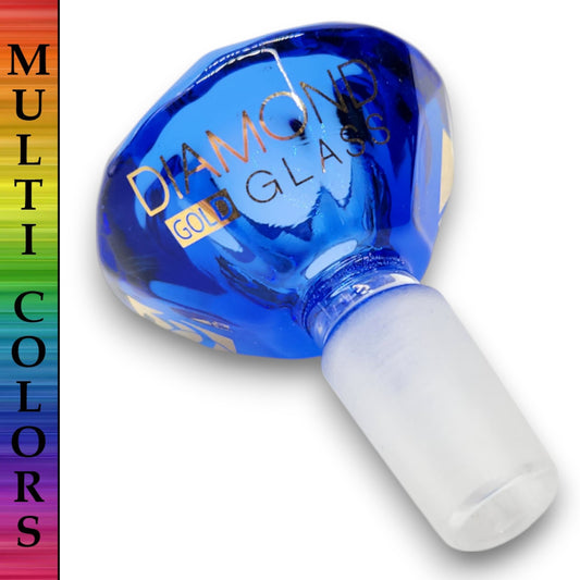 Diamond Gold 14mm Male Bowl Head