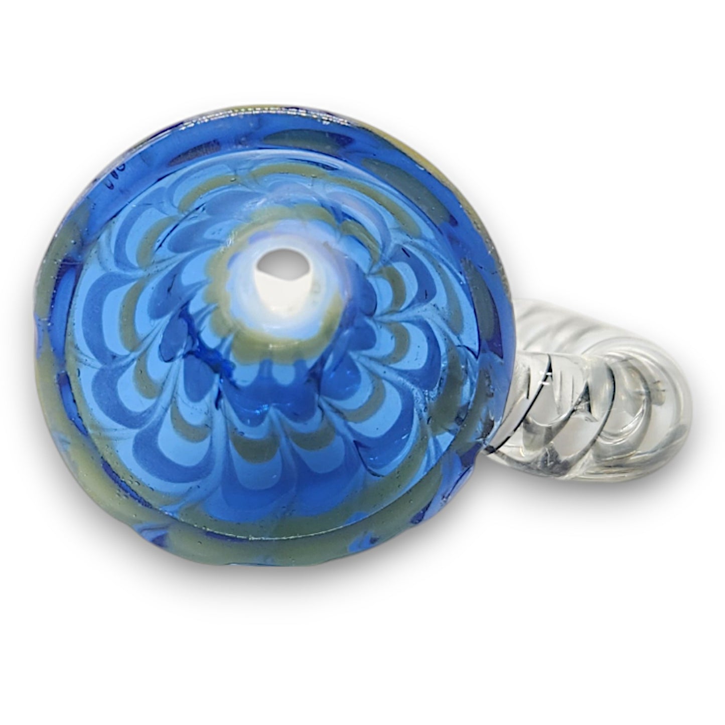 Oversized Bowl Horn Handle Glass Bowl Head 14mm Male