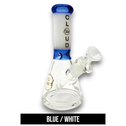 8" Cali CloudX Colored Beaker Bong