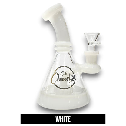6" Cali CloudX Circ Perc Beaker Bong