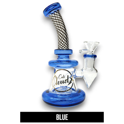 6" Cali CloudX Circ Perc Pocket Size Bubbler Bong
